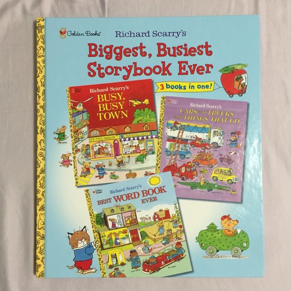 Richard Scarry's Biggest, Busiest Storybook Ever - Picture 1 of 6